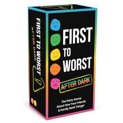 FIRST TO WORST After Dark Party Game – The Adult Card Game About How Your Friends & Family Rank Things | Funny Ranking & Guessing Board Game for Adults, Couples, Game Nights, Parties & Fun Gift Ideas