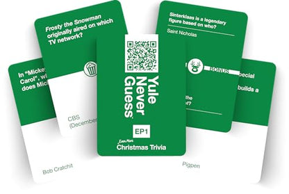 Christmas Trivia Game - Christmas Games for Family Party - Christmas Family Games Expansion Pack 1 - style: Christmas Expansion Pack