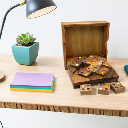 Color Match 12 Pieces Puzzle Fun Challenging Wooden IQ Brain Teaser Game - style: 12 Pieces Color Match