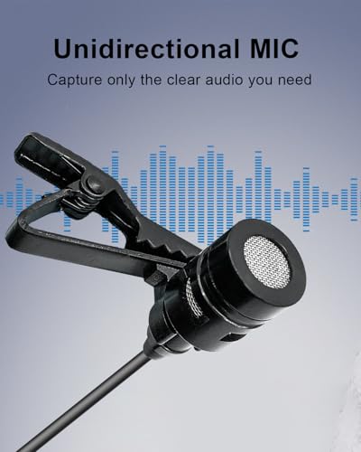 Lavalier Lapel Microphone Unidirectional Condenser Mic for Audio-Technica Wireless Bodypack Transmitter ATW-110G, ATW-T310, ATW-T701,ATW-T1000, ATW-T1001, ATW-T1000 (Hirose 4 Pin Plug) - size: Hirose 4 Pin Plug (Audio-Technica)