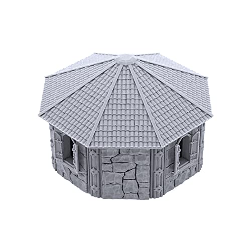 Dwarven House by Printable Scenery, 3D Printed Tabletop RPG Scenery and Wargame Terrain 28mm Miniatures