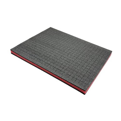 Toolboxes Foam Sponge Insert Game Box Board Cases Pre Cut Segments Customizable Drawer Padding Shock Absorbing Suitable for Camera Cases to, Black red Black 5CM - size: black red black 5CM