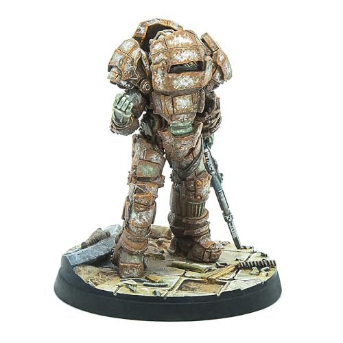 Modiphius: Fallout: Wasteland Warfare - Raiders Overlords - 3 Figures, Nuka World Wave, 32mm Multi-Part Resin Unpainted Miniatures, RPG, Scenic Bases - style: Overlords