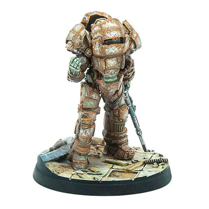 Modiphius: Fallout: Wasteland Warfare - Raiders Overlords - 3 Figures, Nuka World Wave, 32mm Multi-Part Resin Unpainted Miniatures, RPG, Scenic Bases - style: Overlords