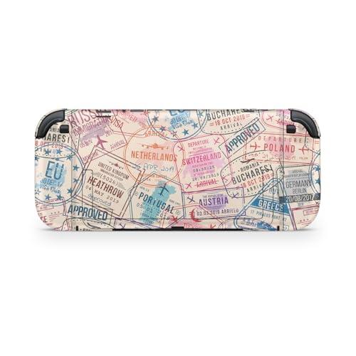 Glossy Glitter Gaming Skin Compatible with Nintendo Switch 2 Console Only - Ive Been Everywhere - Premium 3M Vinyl Protective Wrap Decal Cover - Easy to Apply | Crafted in The USA by MightySkins - color: Ive Been Everywhere, size: Switch 2 Console Skin On