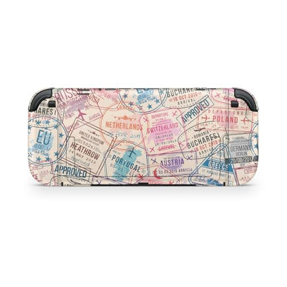 Glossy Glitter Gaming Skin Compatible with Nintendo Switch 2 Console Only - Ive Been Everywhere - Premium 3M Vinyl Protective Wrap Decal Cover - Easy to Apply | Crafted in The USA by MightySkins - color: Ive Been Everywhere, size: Switch 2 Console Skin On