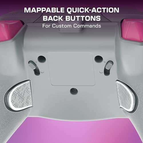 Turtle Beach Rematch Advanced Wired Gaming Controller for Xbox & PC | Xbox Series X|S, Xbox One, PC, 2 Remappable Buttons, Hall-Effect Triggers, Audio Controls, Glows-in-the-Dark, Cherry Blossom - color: Cherry Blossom