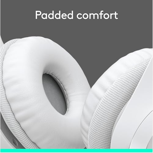 Logitech H390 Wired Headset PC/Laptop Stereo Headphones - Off White | Stereo Headphones for PC/Laptop, USB-A, In-Line Controls, Works with Chromebook - color: Off White, style: USB-A