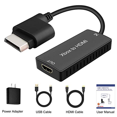 Y.D.F Xbox 360 HDMI Converter, Xbox360 to HDMI Converter HD Link Cable, Support 720P / 1080P. Compatible with Xbox 360 and Slim