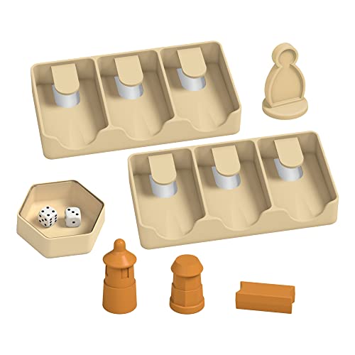CATAN Traveler COMPACT EDITION Board Game - Settle, Trade, and Build on the Go! Strategy Game, Family Game for Kids and Adults, Ages 10+, 2-4 Players, 60 Minute Playtime, Made by CATAN Studio | Settle, Trade, and Build on the Go, Strategy Game, Family Gam