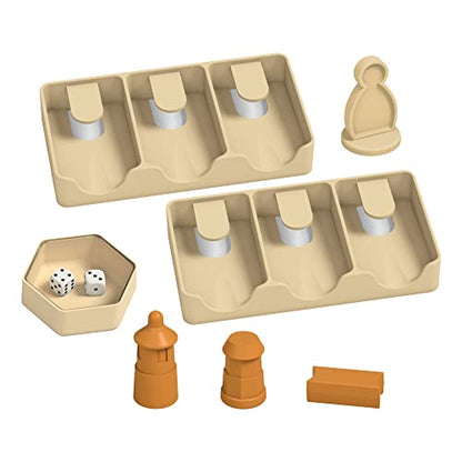 CATAN Traveler COMPACT EDITION Board Game - Settle, Trade, and Build on the Go! Strategy Game, Family Game for Kids and Adults, Ages 10+, 2-4 Players, 60 Minute Playtime, Made by CATAN Studio | Settle, Trade, and Build on the Go, Strategy Game, Family Gam