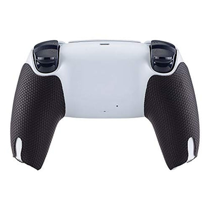 eXtremeRate PlayVital Anti-Skid Sweat-Absorbent Controller Grip for ps5, Professional Textured Soft Rubber Pads Handle Grips for ps5 Controller - color: Black