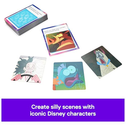 Spin Master Games Disney Meme the Game Card Game | Hilarious Family Caption Contest Game, Pair Disney Scenes with Funny Prompt Cards, For 3-6 Players, Ages 8 & Up - style: Disney Meme Board Game
