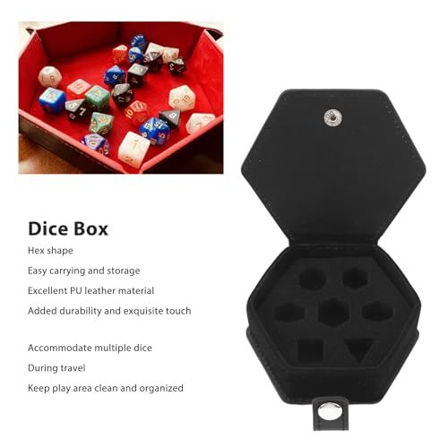7 Dice Case Box Tray, Storage Holder for DND Dice Set, for D and D Dungeons and Dragons, Dice Storage Case, Individual Metal or Plastic Polyhedral Dice Display Case