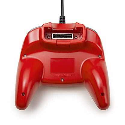 KIWITATA Retro N64 Controller, Mini N64 Wired 64-bit Remote Game Controller Upgraded Joystick Replacement Video Gamepad Red - color: red