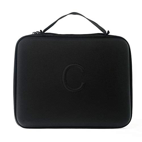 Hard Travel Card Game Case Includes 4 Removable Dividers and 500 Counts Card Sleeves, Holds Up To 1600 Cards for Cards Against Humanity and Other Types of Games, Black