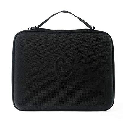 Hard Travel Card Game Case Includes 4 Removable Dividers and 500 Counts Card Sleeves, Holds Up To 1600 Cards for Cards Against Humanity and Other Types of Games, Black