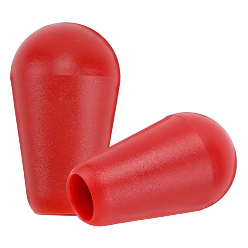 Gallipower 2Pcs Red Ellipse Oval Joystick Head,Arcade Joystick Ball Top Handle Rocker Round Head,Arcade Kit DIY Replacement Parts - color: style 11