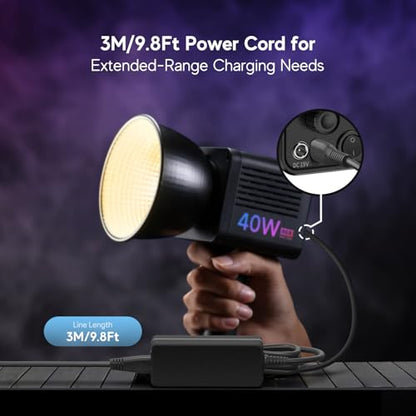 65W USB C Charger for TobenONE 18 in 1 Laptop Docking Station, ULANZI 40W Pro Portable LED Video Light, Laptop HP Omnibook 5 X 14 Next Gen AI PC UOWAMOU BTC501 BTC512 Dell 14 Plus Power Supply Cable