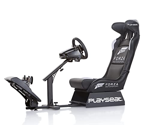 Playseat Evolution Pro Sim Racing Cockpit | Comfortable Racing Simulator Cockpit | Adjustable | Compatible with All Steering Wheels & Pedals on the Market | Supports PC & Console | Forza Motorsport