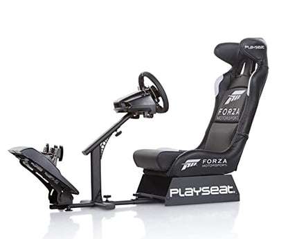 Playseat Evolution Pro Sim Racing Cockpit | Comfortable Racing Simulator Cockpit | Adjustable | Compatible with All Steering Wheels & Pedals on the Market | Supports PC & Console | Forza Motorsport