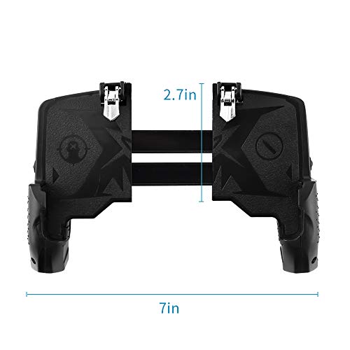 Newseego for Mobile Game Controller, Game Controller Gamepad with L1R1 Trigger for Sensitive and Aim Trigger Controller for Android & iOS for Rules of Survival