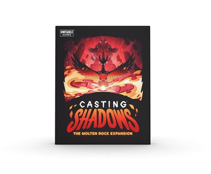 Unstable Games - Casting Shadows: Molten Rock Expansion - Designed to be Added to Your Casting Shadows Base Game - Great for Family Game Night - color: Molten Rock Expansion Pack
