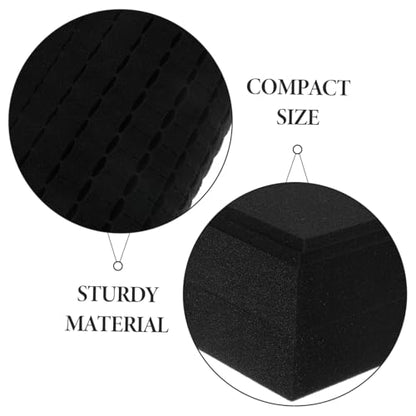 KALLORY 4pcs Pick Apart Foam Inserts for Shipping and Board Game Storage Foam Tool Box Inserts with Reliable Protection for Fragile Items and Tools Black