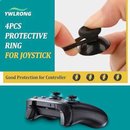 4Pack Thumbsticks for Xbox Series S/X Thumbstick Replacement forXBOX One/One S/X Sticks Caps Accessories with Repair Tools/Protective case