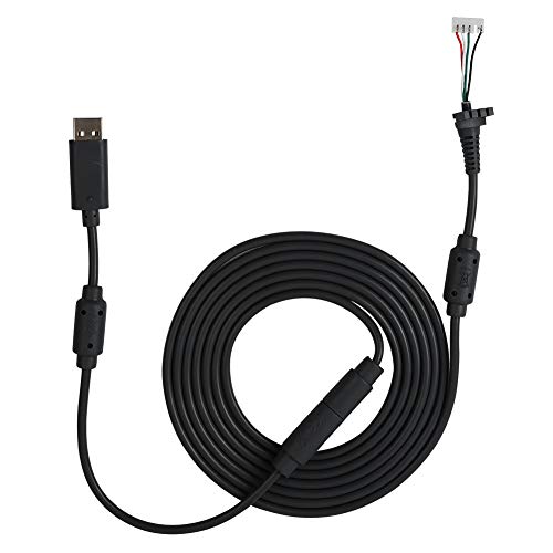 8.2FT USB 5Pin Gamepad Cable Replacement Wire with Breakaway Adapter for 360, Replacement Cable for 360 Controller USB Cable for 360 (Black) - color: Black