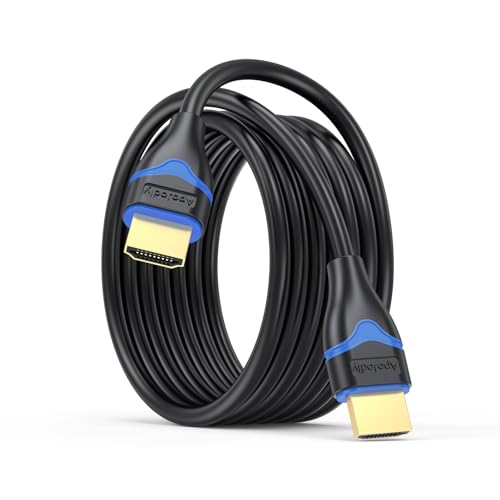 4K HDMI Cable 12FT, High Speed HDMI Cord 12 Foot Ultra HD HDMI 2.0 Cable 4K@60Hz, 2K@144Hz, 18Gbps, HDR, HDCP 2.2, 3D, ARC Compatible with PS4/PS5, Monitor, Laptop, HDTV, Blu-ray, Xbox - size: 12FT
