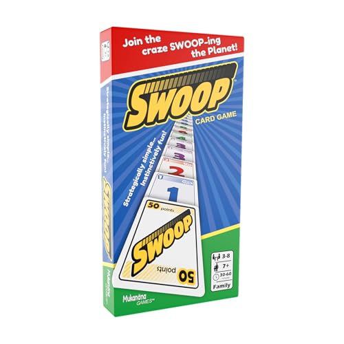 SWOOP Card Game | Family Strategy Party Game | Ages 7+ | 3–8 Players | Fast-paced strategy card game for 3–8 players. Easy to learn, quick to play, and perfect for family game nights.