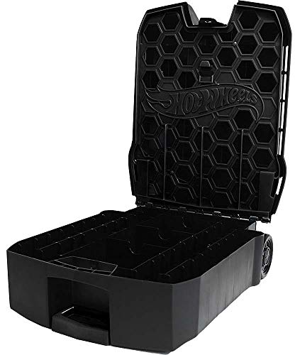Hot Wheels 100-Car Storage Case – Large Capacity Organizer for 1:64 Die-Cast Vehicles with Handle and Latch, Durable Portable Carrying Case for Kids, Travel, and Toy Car Collectors | Durable Carrying Case for Die-Cast Vehicles with Handle and Latch, Trave