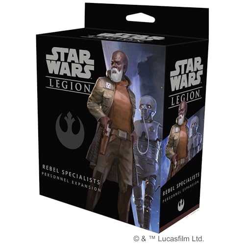 Star Wars: Legion Rebel Specialists PERSONNEL EXPANSION - Tabletop Miniatures Game, Strategy Game for Kids and Adults, Ages 14+, 2 Players, 3 Hour Playtime, Made by Atomic Mass Games - style: Rebel Specialists
