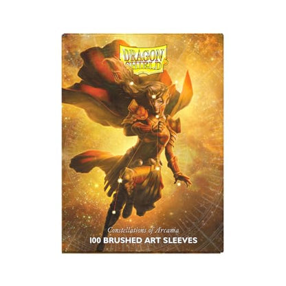 Dragon Shield | Brushed Art Sleeves | Constellations: Alaria | 100 CT - Smooth & Tough Premium TCG Sleeves | Compatible with Pokemon, Flesh & Blood, One Piece & Magic the Gathering - color: Constellations: Alaria