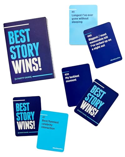 Best Story Wins | A Party Game of Juicy Conversation Starters | Ages 17+