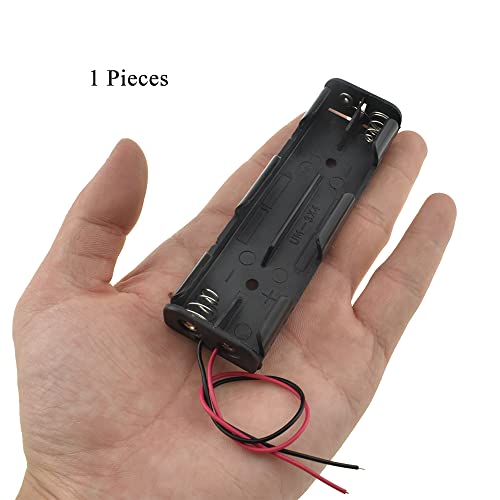 HAHIYO 4xAA Battery Holder Black Adapter Tube Case Not Corrode Solid Good Contact Bear Battery Leakage Smooth Load for Flashlight Torch Led RC 1PCS Plastic - style: 6V 4P(Style2)-1P