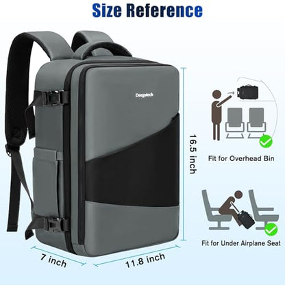 Deegotech Case Compatible with PS5/PS5 Pro/PS5 Slim, Travel Gaming Bag | Protective Carrying Case Compatible with Playstation 5 Disc, Console, Controller, Accessories and 15.6" Laptop, Gray - color: Grey