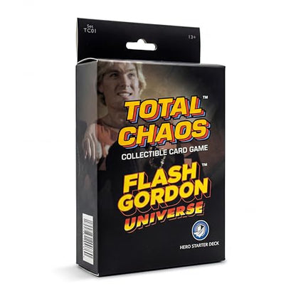 Total Chaos CCG: Flash Gordon™ Universe Hero Starter Deck | 61 Card Deck | 10-Card Booster