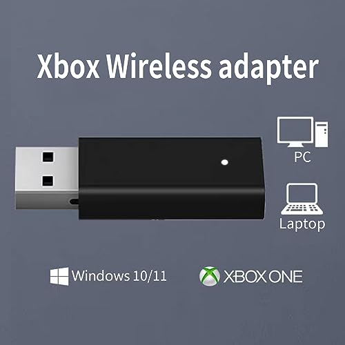 Wireless Adapter for Controller Xbox, Bluetooth Adapter for Controller Xbox One/Xbox One X S/Xbox Series X S/Elite, Compatible with Windows 10/11/8/8.1/7