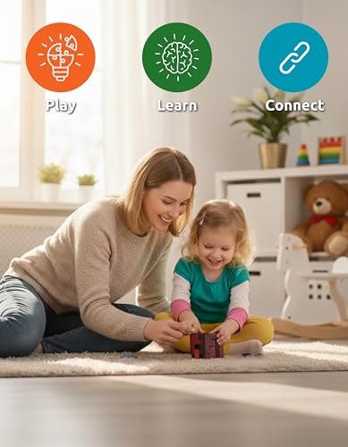 Cubix 3D Interlocking Brain Teaser Puzzle Cube, Reddish Brown Dual Tone, Precision Crafted Logic IQ Challenge, Compact Travel Fidget, Screen Free for Kids Ages 3 Plus - style: Cubix Reddish