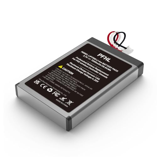 2 Pack 7200mAh LIP1708, PS5 Battery, (2026 New Upgrade) New 0 Cycle High Capacity Battery for Sony PlayStation 5 Controller CFI-ZCT1W with Repair Tool Kits