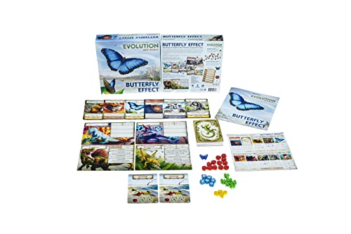 Evolution: Butterfly Effect Board Game Expansion | 1-6 Players | Ages 11 and up | Popular Science | Nature | Animals| Card Game | Simulation | Hand Management | Average Playtime 30-60 min