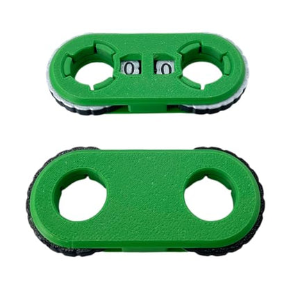 2 Pack MTG Life Counter 2 Ring (Green) - color: Green