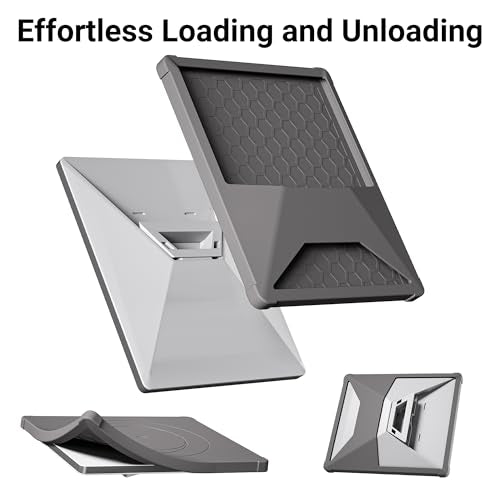 DAIERTEK Starlink Mini Protective Cover Case, Starlink Mini Accessories Silicone Protective Case Satellite Dish Waterproof & Anti-Scratch Cover Perfect for Outdoor Travel RV/Camping(Grey) - color: Gray