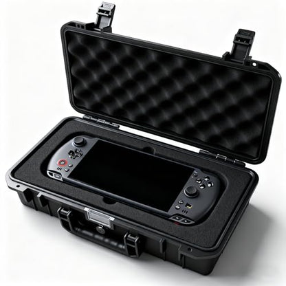 JYGamhanbil Carrying Case Waterproof Bag Cover Hard Shell for GPD Win 5 Portable Handheld Game Console 7",Protective Storage Bag Travel Case for GPD Win 5 2025 Handheld Dock,Power Cord,Accessories