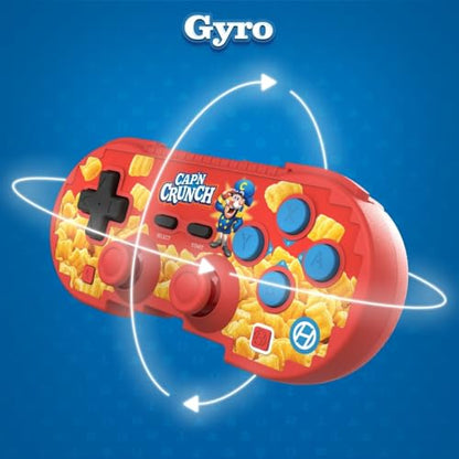Hyperkin Limited Edition Pixel Art Wireless Bluetooth Controller - Officialy Licensed - Cap'n Crunch Controller For Nintendo Switch 2 / Switch/Oled, PC, Mac, Android, iOS