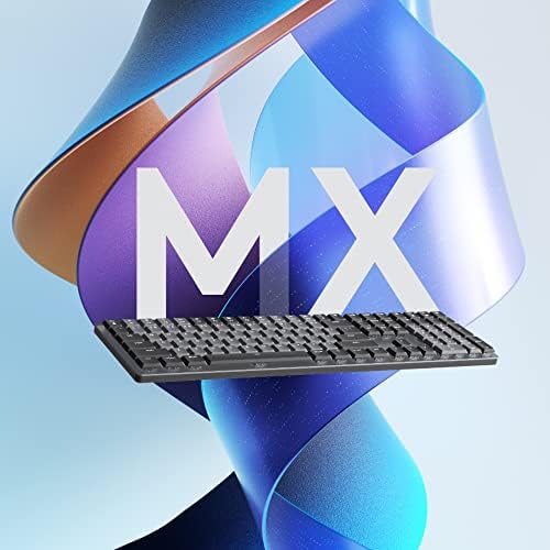 Logitech MX Mechanical Mini Wireless Illuminated Keyboard Linear Switches | USB-C, macOS, Windows, Linux, iOS, Android, Metal construction - size: Compact, style: Linear (smooth typing)