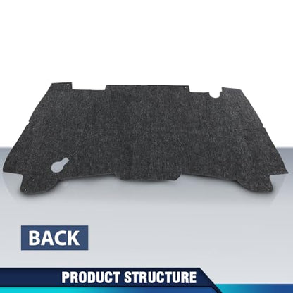 PIT66 Under Hood Insulation Pad Compatible with Dodge Ram 1500 1994 1995 1996 1997 1998 1999 2000 2001(Not Fit Durango Or Dakota, Not Fit for Diesel) - style: 1994-2001 Dodge Ram 1500