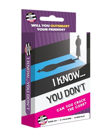 I know... You Don't Strategic Card Game for Family Game Night by Taco Cat Goat Cheese Pizza | Easy to Learn | Fast 10 Minute Rounds | Fun for Kids, Teens, and Adults | 3 - 7 Players